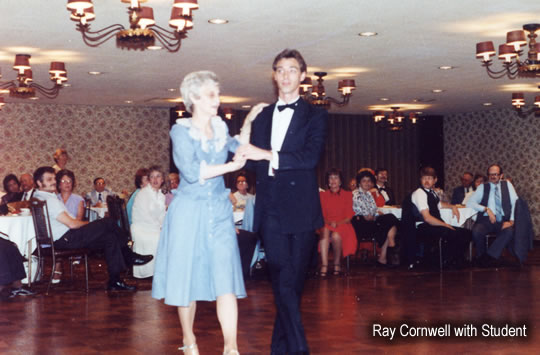 Ray Cornwell with Student
